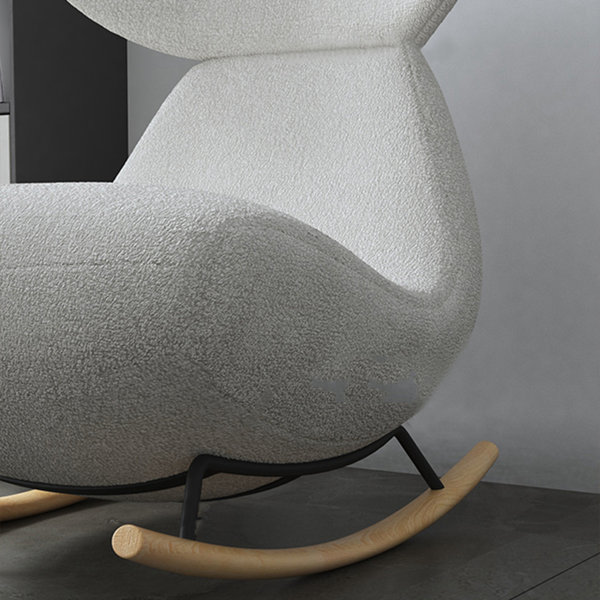 SHINYOK Metal Rocking Chair Wayfair